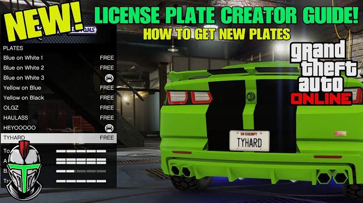 Create Your Own Custom License Plates in GTA Online!