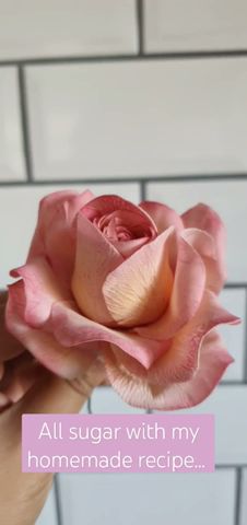 A Sugar Rose that Levels up your home baking talents #cakeshorts #cakedecorating #baking #fondant