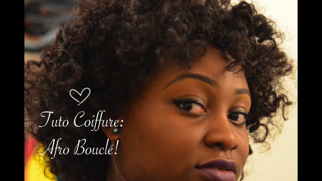Tuto coiffure: Afro Bouclé sans chaleur  Farida B  Shea moisture  YouTube