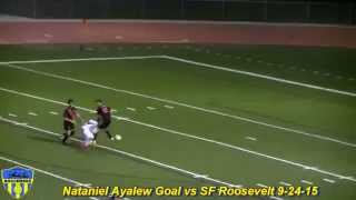 Nataniel Ayalew Goal vs SF Washington 9 24 15
