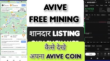 Avive Listing OKX exchange live || शानदार listing || Avive coin kaise dekhe OKX exchange full info
