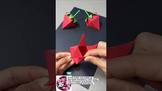 Amazing DIY Paper Strawberry Craft 🍓 | Easy Origami Fruit Tutorial