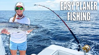 How To Planer Fish with Wind On Leader | How to catch Wahoo & Kingfish by Gale Force Twins 37,945 views 11 months ago 21 minutes