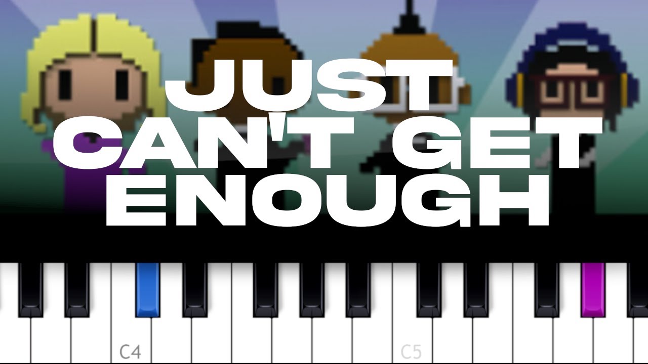 The Black Eyed Peas Just Can't Get Enough (piano tutorial) YouTube