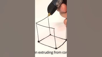 make a cube using 3D Pen #shortsvideo