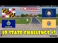 Geoguessr - 10 State Challenge #5