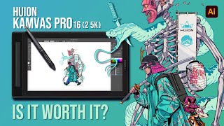 Unleashing Creativity with the Huion Kamvas Pro 16 Review & Drawing Demo!