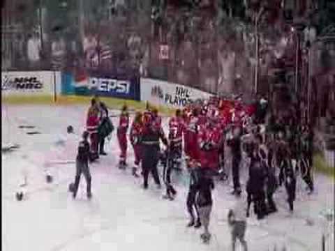 Final Minutes of the 2003 Stanley Cup Finals + Handshakes 