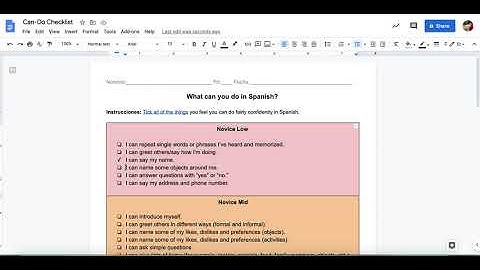 Inserting a Checkmark in a Google Doc Tutorial