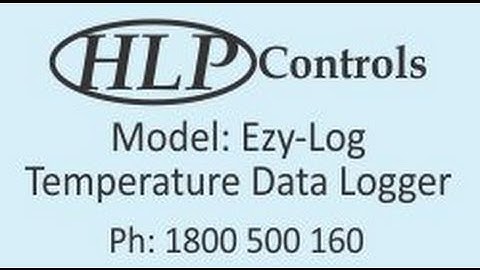 HLP Controls - Temperature Data Logger all in one kit  Model: Ezy Log