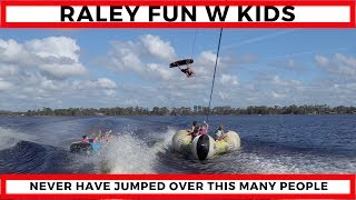 Big Wakes And Raleys Over Kids