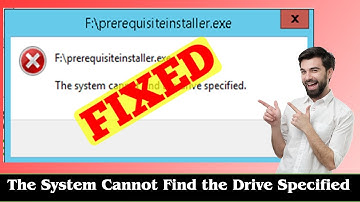 [SOLVED] The System Cannot Find The Drive Specified Error