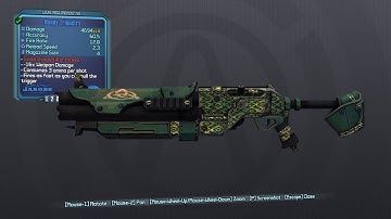 Borderlands 2 Weapon Highlight -- Unique: Triquetra