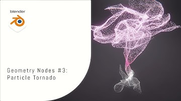 Blender Tutorial | Geometry Nodes #3: Particle Tornado