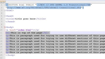 24 XHTML Tutorial Urdu/Hindi (Cyber Education) jumping on sections