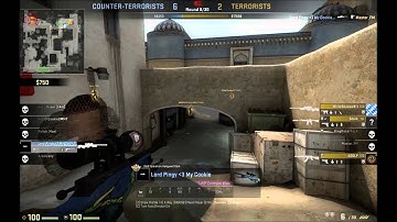 CS:GO - Dust II 1v5 Clutch