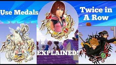 Kingdom Hearts Union Cross[X] - How to use Medals Twice in a row!