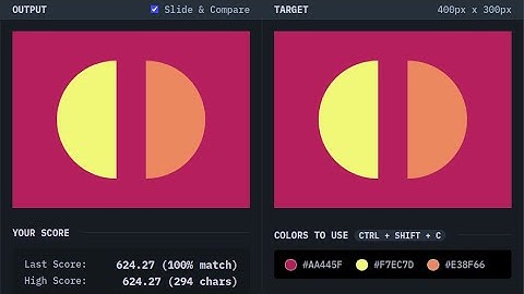CSS Battle - Target #31 - Equals