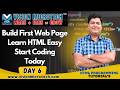 Build First Web Page | Learn HTML Easy | Start Coding Today