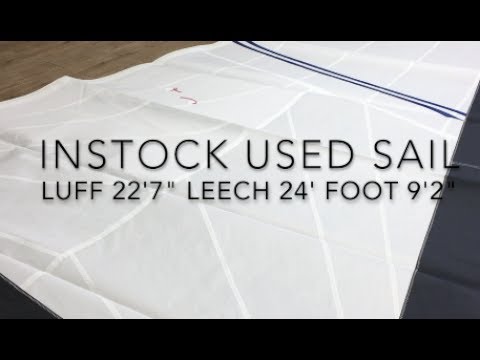 Used Furling Main Sail Luff 22'7