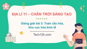 Giảng bài 3: Toàn cầu hóa, khu vực hóa kinh tế | Bài giảng Địa lí 11 CTST