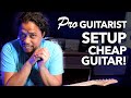 How to Setup a Cheap Guitar by PRO Guitarist | $89 Glarry GTL