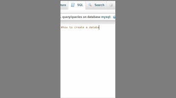 How to create Database in SQL #sql #code #coding #how_to #tutorial #database
