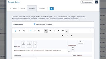 Create custom reports with our report template builder