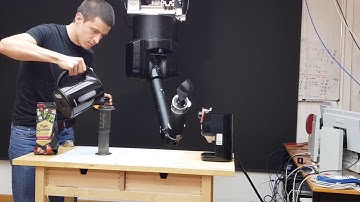 Adaptation and Robust Learning of Probabilistic Movement Primitives (Preparing coffee)