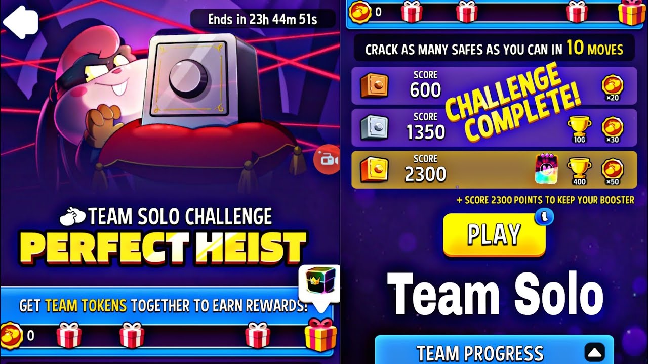 team solo bombs away rainbow perfect heist solo challenge | match ...