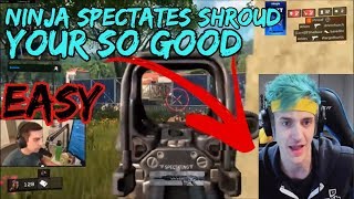 Ninja reacts to how good shroud is in blackout