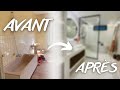 Lincroyable transformation de notre salle de bain avantaprs  ep 52