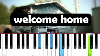 Radical Face - Welcome Home  (Piano Tutorial)