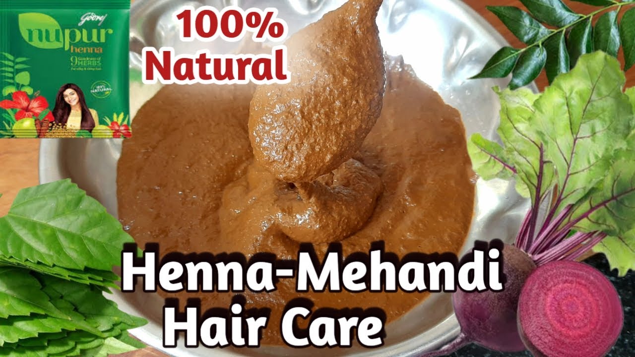 Get Smooth,shiny,Silky & Long Hair In Only One Wash / Henna Hair Pack For Dry And Damaged Hair