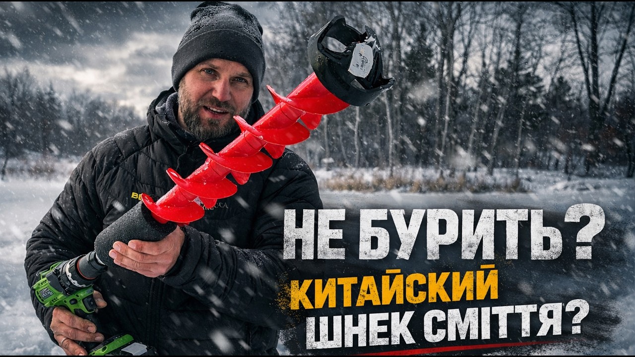 ❌ НЕ БУРИТЬ?! Пластиковий шнек з Китаю — сміття чи можна врятувати?