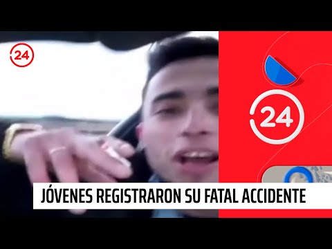 Jóvenes registraron por Instagram momentos previos a su fatal accidente | 24 Horas TVN Chile