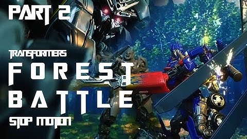 Transformers Forest battle stop motion part.2 트랜스포머 포레스트 배틀 파트2