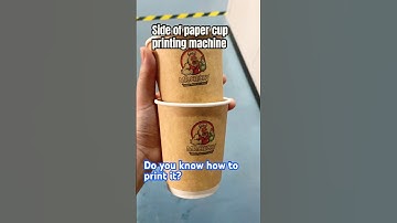 Paper cup prinCup Printing Machine # #printing #onepass #print #factory #machine #papercup #shorts