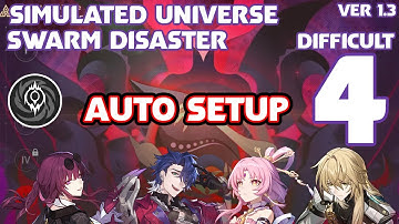Simulated Universe - Swarm Disaster - Difficult 4 - The Nihility - Full Fight - Auto Boss