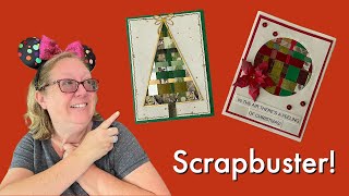 Make beautiful Christmas cards from SCRAPS like a pro!