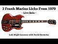 3 Frank Marino Licks From 1979