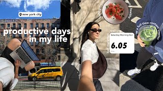 Productive Days In My Life In NYC | as a full time content creator