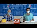 Rueda de prensa PSOE- Presupuestos 2020