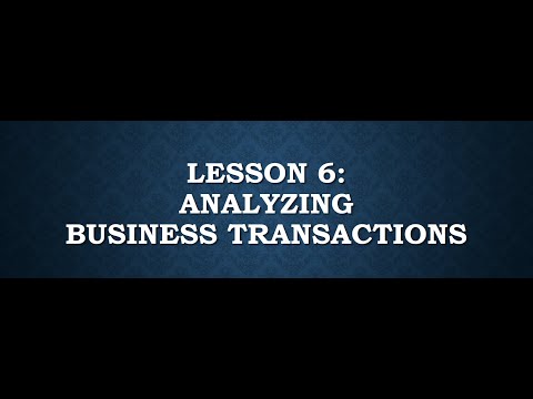 वीडियो: लेन-देन व्यापार विश्लेषण क्या है?