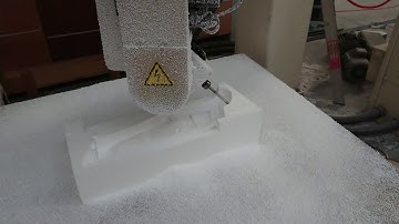 Cutting Polystyrene Thermwood 5-axis KFLOP controller