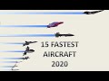 15 Fastest Aircraft in the World 2020