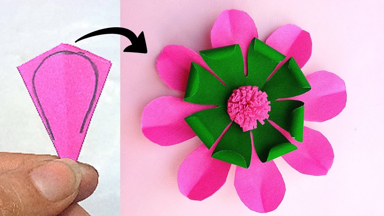 How to make paper flower 🌷