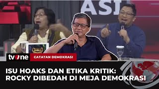 Nostalgia Catatan Demokrasi: Batas Kritik Rocky Gerung dan Perang Pasal Hukum | Catatan Demokras