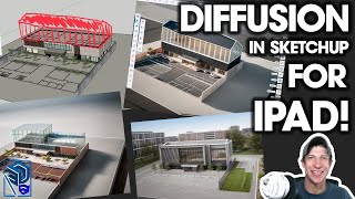 Creating AI RENDERINGS With SketchUp for Ipad and MarkUp Mode! (The Best Way?)