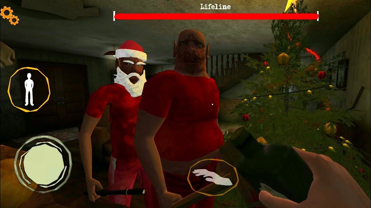 The Twins in Psychopath Hunt Christmas gameplay 